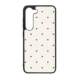 Elegáns szívecskés - CREAM - szives csajos Samsung Galaxy A14 4G/5G tok