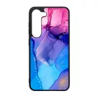 Blue Pink Gradient Ink kek rozsaszin marvanyos Samsung Galaxy A14 4G/5G tok