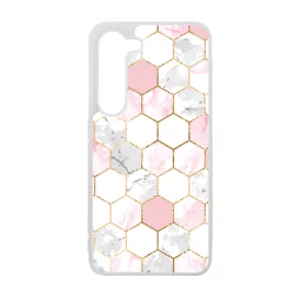 Geometric Rose Gold marvanyos marvany mintas Samsung Galaxy A14 4G/5G tok