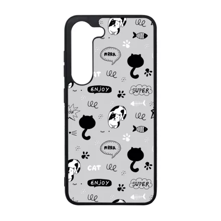 Mrrr Cuki Cica mintás Samsung Galaxy A14 4G/5G tok