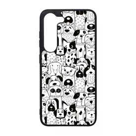 Aranyos kutya mintás Samsung Galaxy A14 4G/5G tok