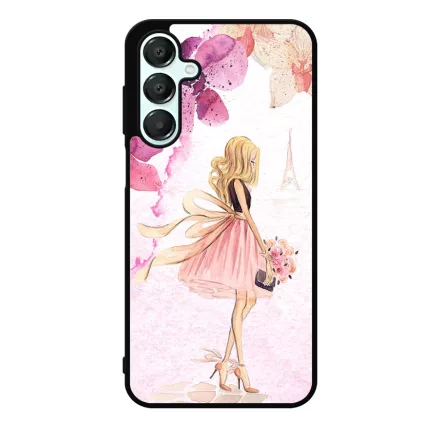 virágos fashion menyasszony párizs paris eiffel torony tavaszi Samsung Galaxy A16 4G/5G tok