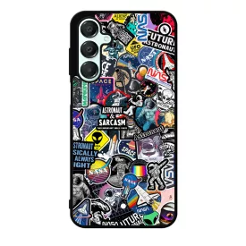 NASA matricabomba astronaut űrhajós stickerbomb Samsung Galaxy A16 4G/5G tok