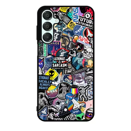 NASA matricabomba astronaut űrhajós stickerbomb Samsung Galaxy A16 4G/5G tok