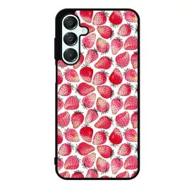 Strawberry BOOM - Eper mintás Samsung Galaxy A16 4G/5G tok