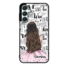 Kérd a Neveddel - LOVE Girl szerelem valentin napi Samsung Galaxy A16 4G/5G tok