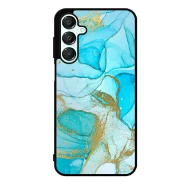 Ocean Blue Gold marvanyos marvany mintas Samsung Galaxy A16 4G/5G tok