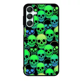 Green Skulls - Halloween Samsung Galaxy A16 4G/5G tok