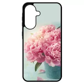 virágos tavaszi vintage rózsaszín rózsás Samsung Galaxy A17 tok