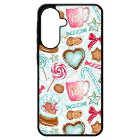 téli karácsonyi csajos mintás Samsung Galaxy A17 tok