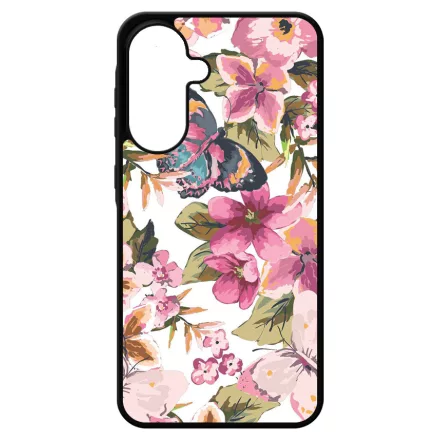 pillangós lepkés virág mintás Samsung Galaxy A17 tok