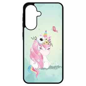 Édes unikornis és a Pillangó unicorn egyszarvú Samsung Galaxy A17 tok