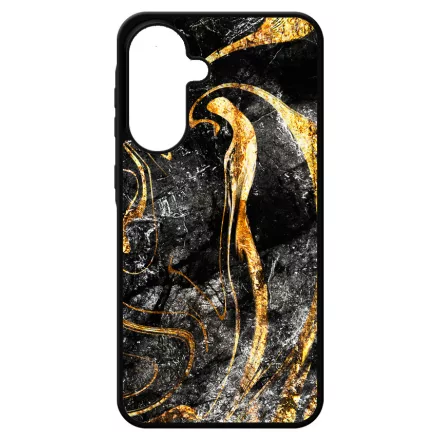 Luxury Golden Black marvanyos marvany mintas Samsung Galaxy A17 tok