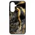 Luxury Golden Black marvanyos marvany mintas Samsung Galaxy A17 tok
