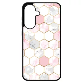 Geometric Rose Gold marvanyos marvany mintas Samsung Galaxy A17 tok