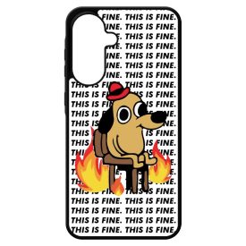 This is fine DOG kutyas meme Samsung Galaxy A17 tok
