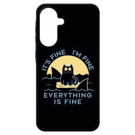 ezek csak cápák this is fine Samsung Galaxy A17 tok