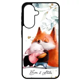 Kerd a neveddel - Nyuszi es Roka - osz Samsung Galaxy A17 tok