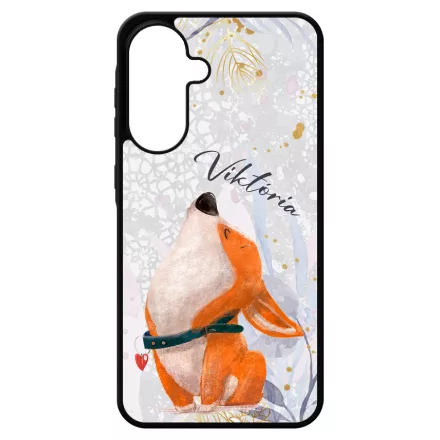 Cuki corgi kutyus - Téli mintás Samsung Galaxy A17 tok