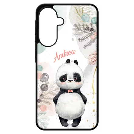 Édes kis Panda - Téli mintás Samsung Galaxy A17 tok
