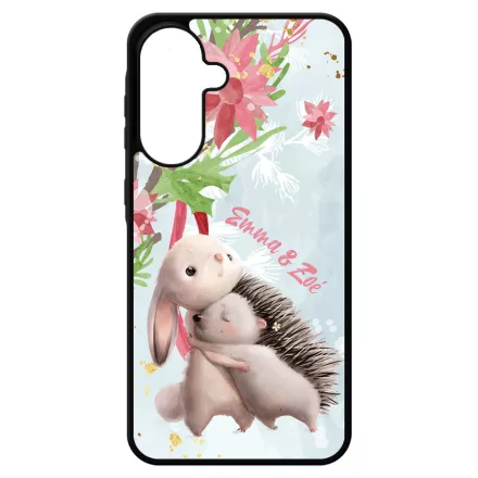 Nyuszi és Süni - Téli mintás Samsung Galaxy A17 tok