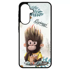 Kávés Maki - Téli mintás Samsung Galaxy A17 tok