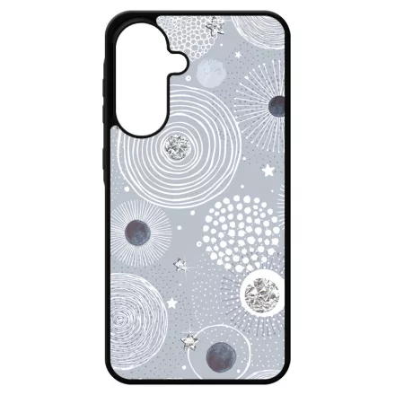 Gyönyörűséges Ezüstös téli mintás Samsung Galaxy A17 tok