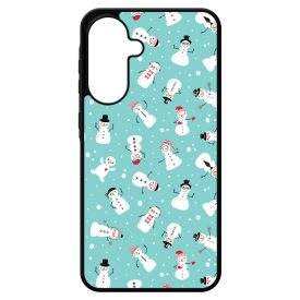 Cuki hóember mintás - Téli mintás Samsung Galaxy A17 tok