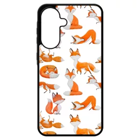 Rajzolt Róka mintás Samsung Galaxy A17 tok