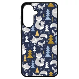 Tündéri Karácsonyi róka mintás Samsung Galaxy A17 tok