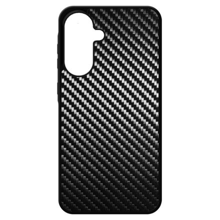 Ezüst karbon fiber mintás Samsung Galaxy A17 tok
