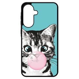 Bubble Cat - cica mintás Samsung Galaxy A17 tok