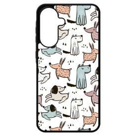 Tündéri rajzolt kutya mintás Samsung Galaxy A17 tok