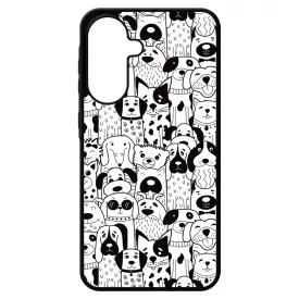 Aranyos kutya mintás Samsung Galaxy A17 tok