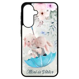 Neves cukisagok kollekcio Esernyos nyuszi szerelem Samsung Galaxy A17 tok