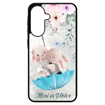 Neves cukisagok kollekcio Esernyos nyuszi szerelem Samsung Galaxy A17 tok