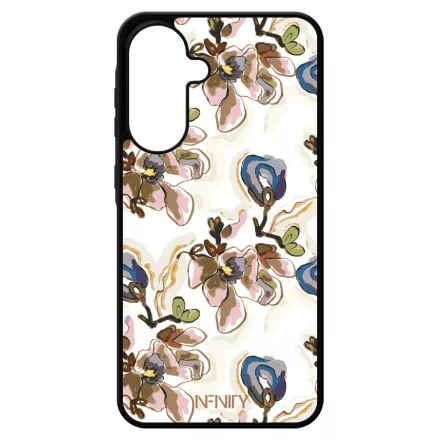 Különleges absztrakt kék virágzás Samsung Galaxy A17 tok