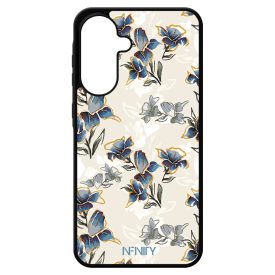 Kék és arany tavaszi virágzás Art Samsung Galaxy A17 tok