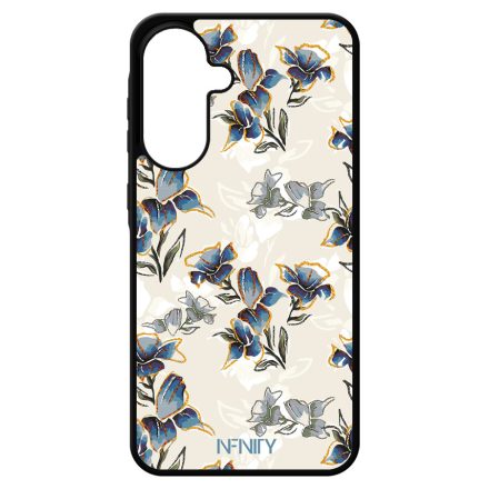 Kék és arany tavaszi virágzás Art Samsung Galaxy A17 tok