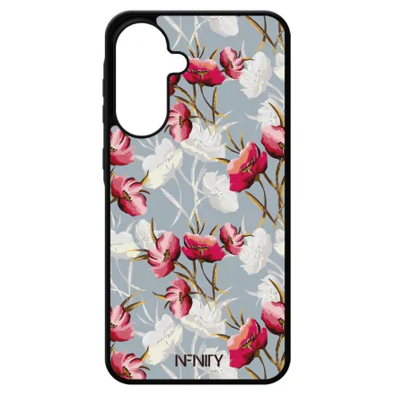 Szépséges piros tavaszi virágok Samsung Galaxy A17 tok