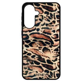 Gyönyörű leopárd mintás Samsung Galaxy A17 tok