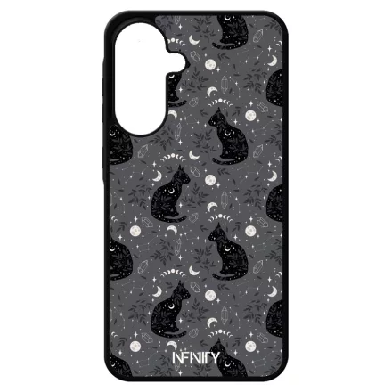 Mágikus fekete macska Samsung Galaxy A17 tok