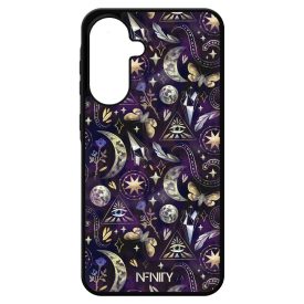 Mágikus szimbólumok - Lila Samsung Galaxy A17 tok