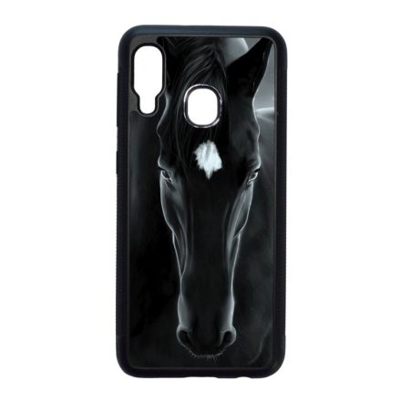 lovas fekete ló Samsung Galaxy A20e fekete tok