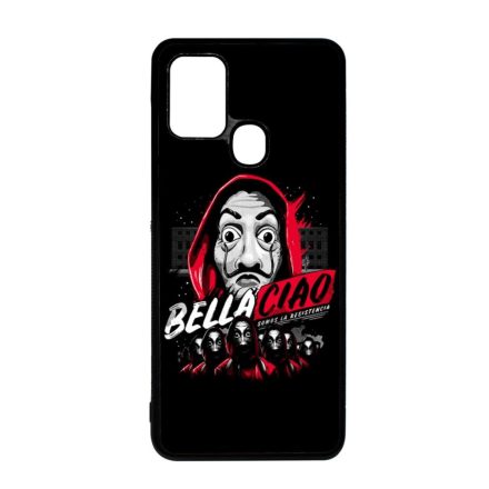 Bella Ciao ART - A Nagy Pénzrablás - la casa de papel Samsung Galaxy A21s fekete tok