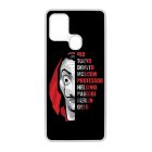 Mask - the Names - A Nagy Pénzrablás - la casa de papel Samsung Galaxy A21s fekete tok