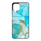 Ocean Blue Gold marvanyos marvany mintas Samsung Galaxy A22 4G tok