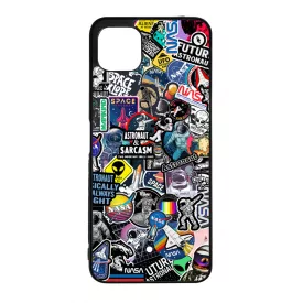 NASA matricabomba astronaut űrhajós stickerbomb Samsung Galaxy A22 5G tok