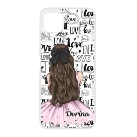 Kérd a Neveddel - LOVE Girl szerelem valentin napi Samsung Galaxy A22 5G tok