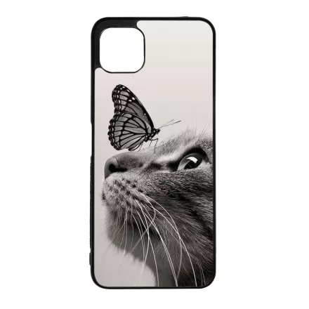 Cica és Pillangó - macskás Samsung Galaxy A22 5G tok